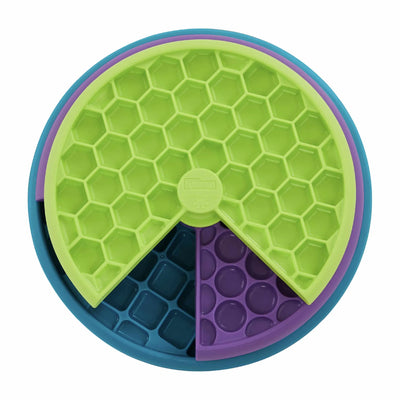 Nina Ottosson Lickin' Layers Interactive Treat Dog Puzzle Toy Multicolored Level 2 - Your Pet Connection