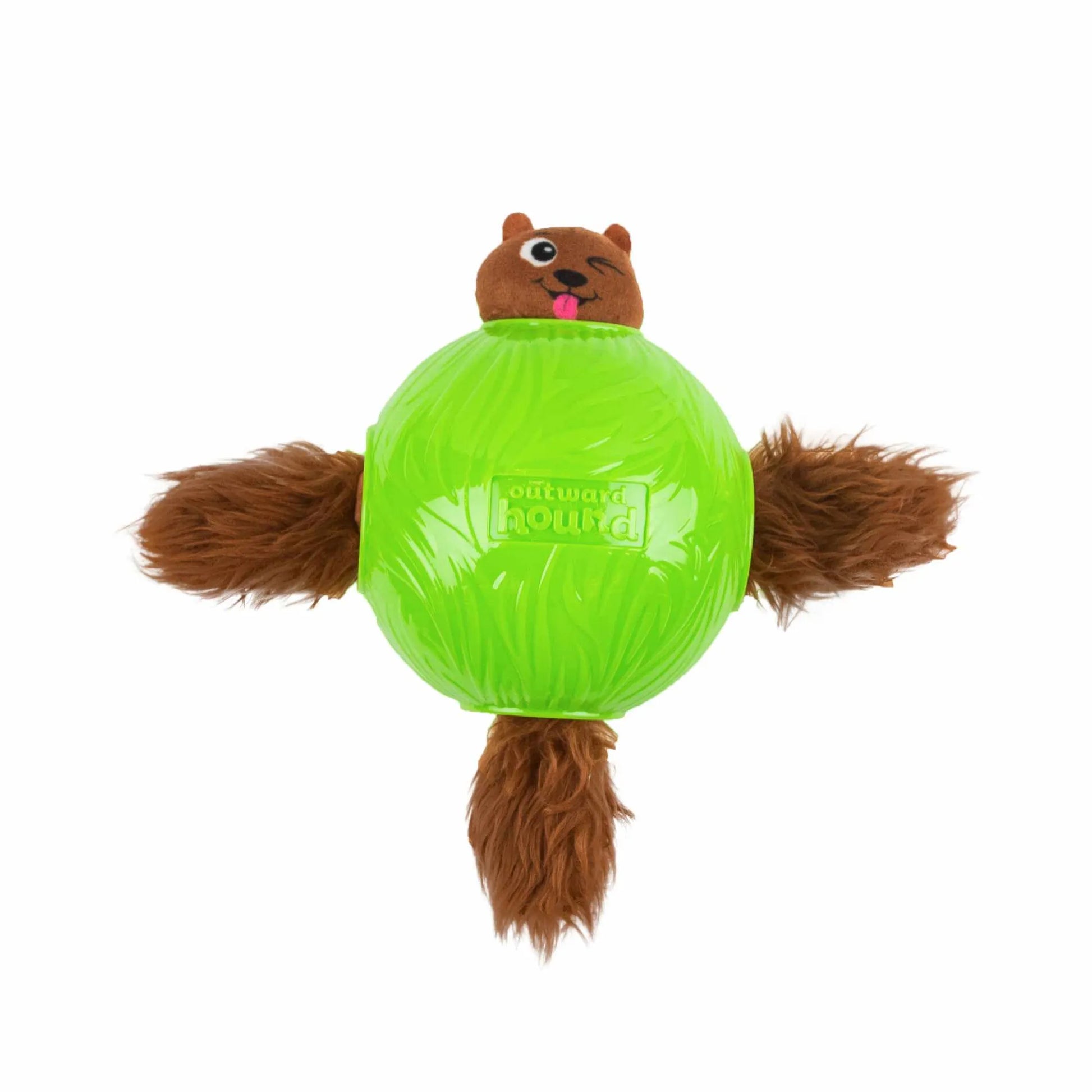 Nina Ottosson Snuffle N' Treat Ball TNT Dog Puzzle Toy Green Small - Your Pet Connection