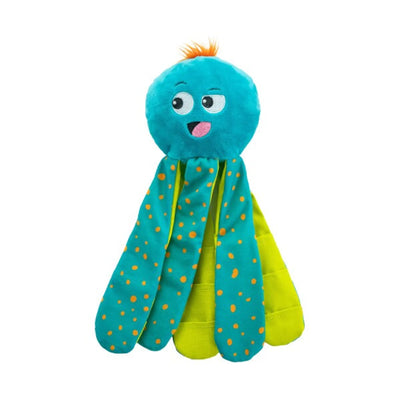 Nina Ottosson Silly Legz Octopus Interactive Plush Dog Puzzle Toy Blue - Your Pet Connection