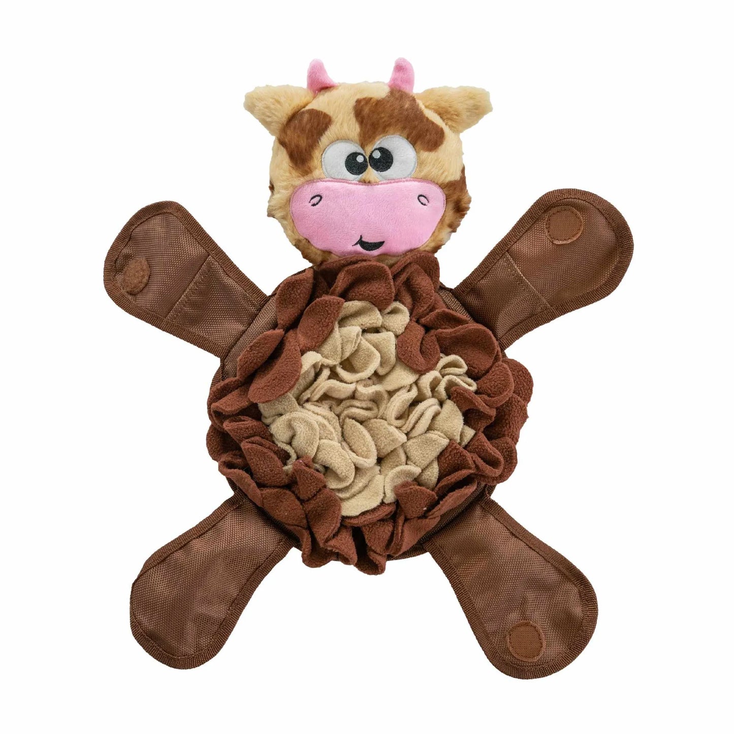Nina Ottosson Snuffle Palz Cow TNT Brown Large - Your Pet Connection