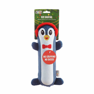 Outward Hound Stuffing Free Big Squeak Penguin Dog Chew Toy Nazy - Your Pet Connection