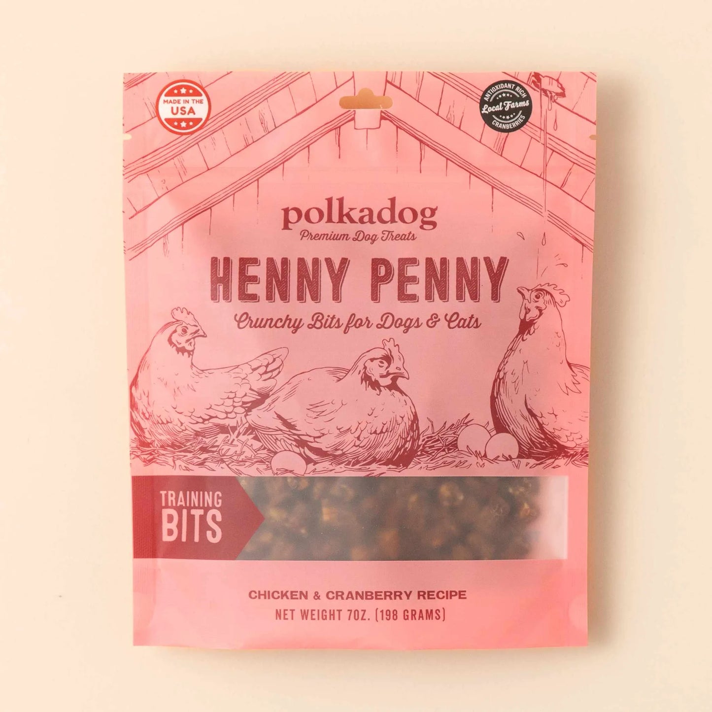 Polkadog Henny Penny Crunchy Treats 7oz
