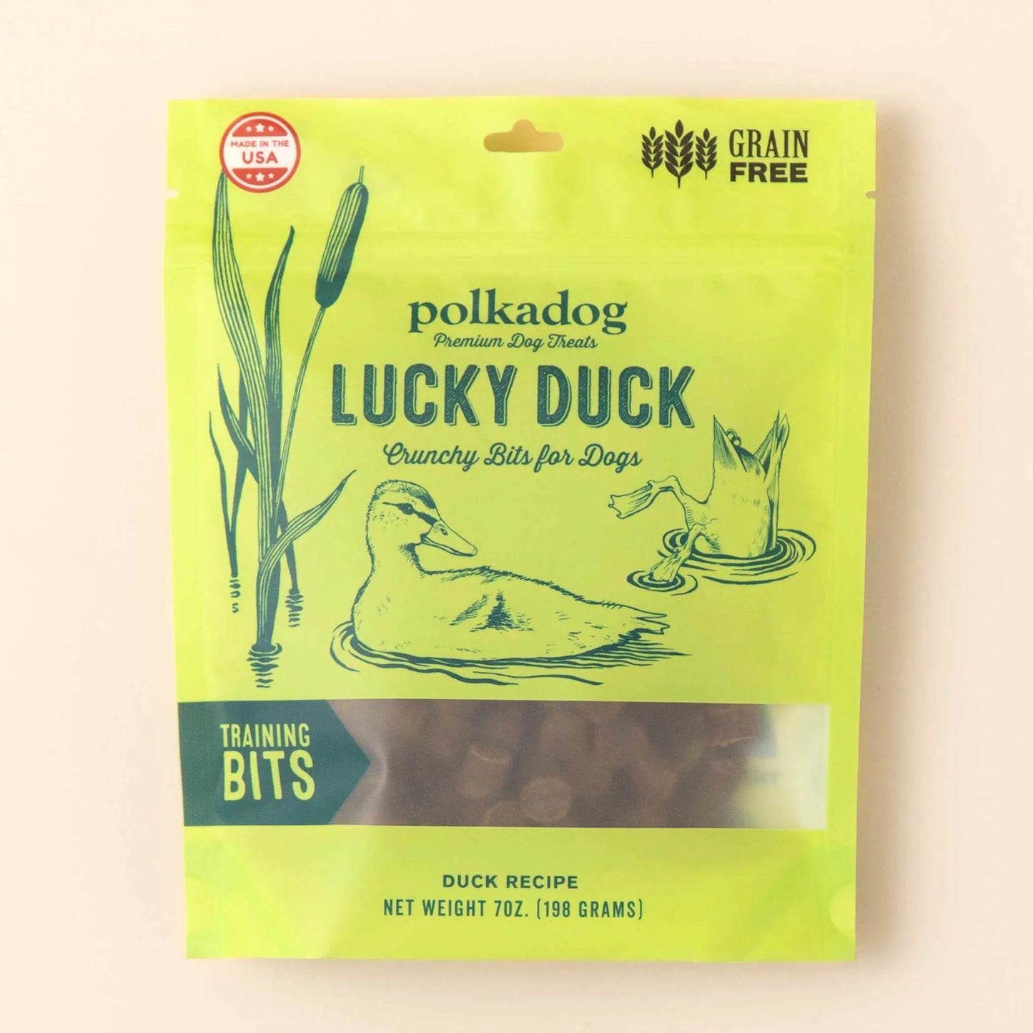 Polkadog Lucky Duck Treats 7oz