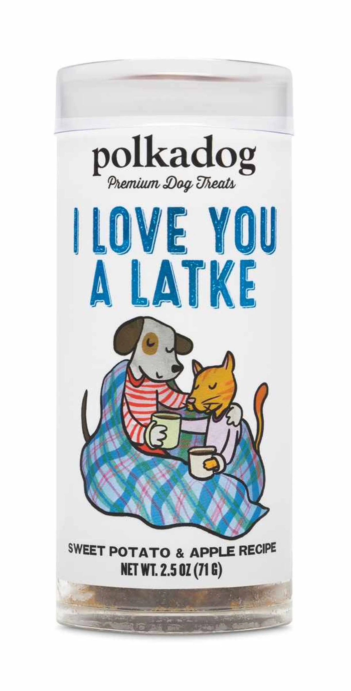 Polkadog Holiday Mini Tube: Love You Latke, Sweet Potato and Apple 2.5oz - Your Pet Connection