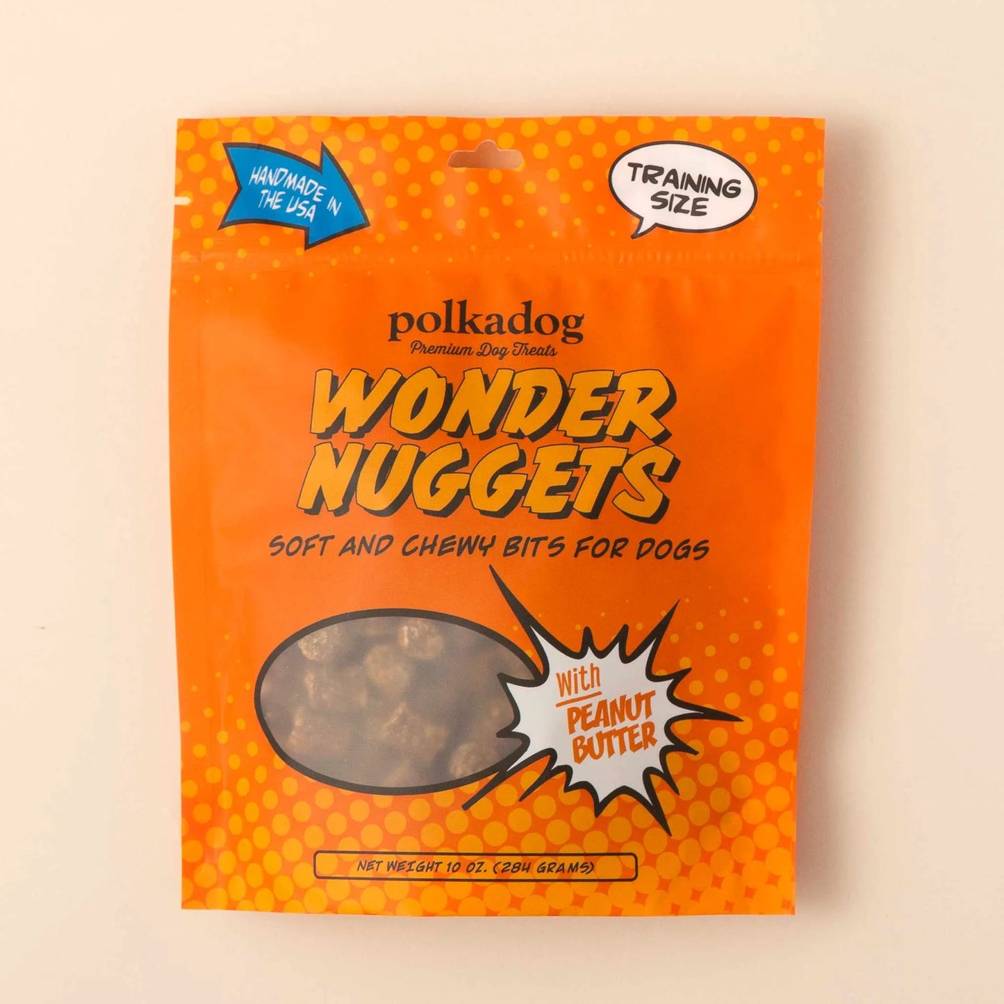 Polkadog Wonder Nuggets Training Bits Peanut Butter Soft & Chewy Dog Treats - Your Pet Connection