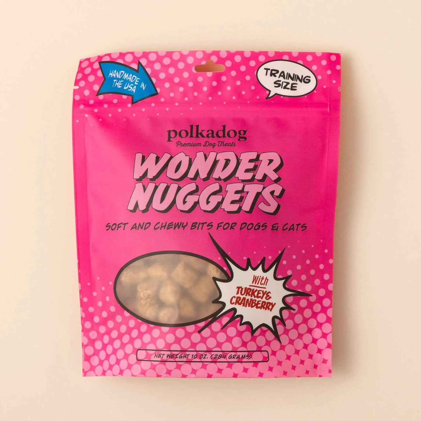 Polkadog Wonder Nuggets Training Bits Turkey & Cranberry Soft & Chewy Dog and Cat Treats - Your Pet Connection