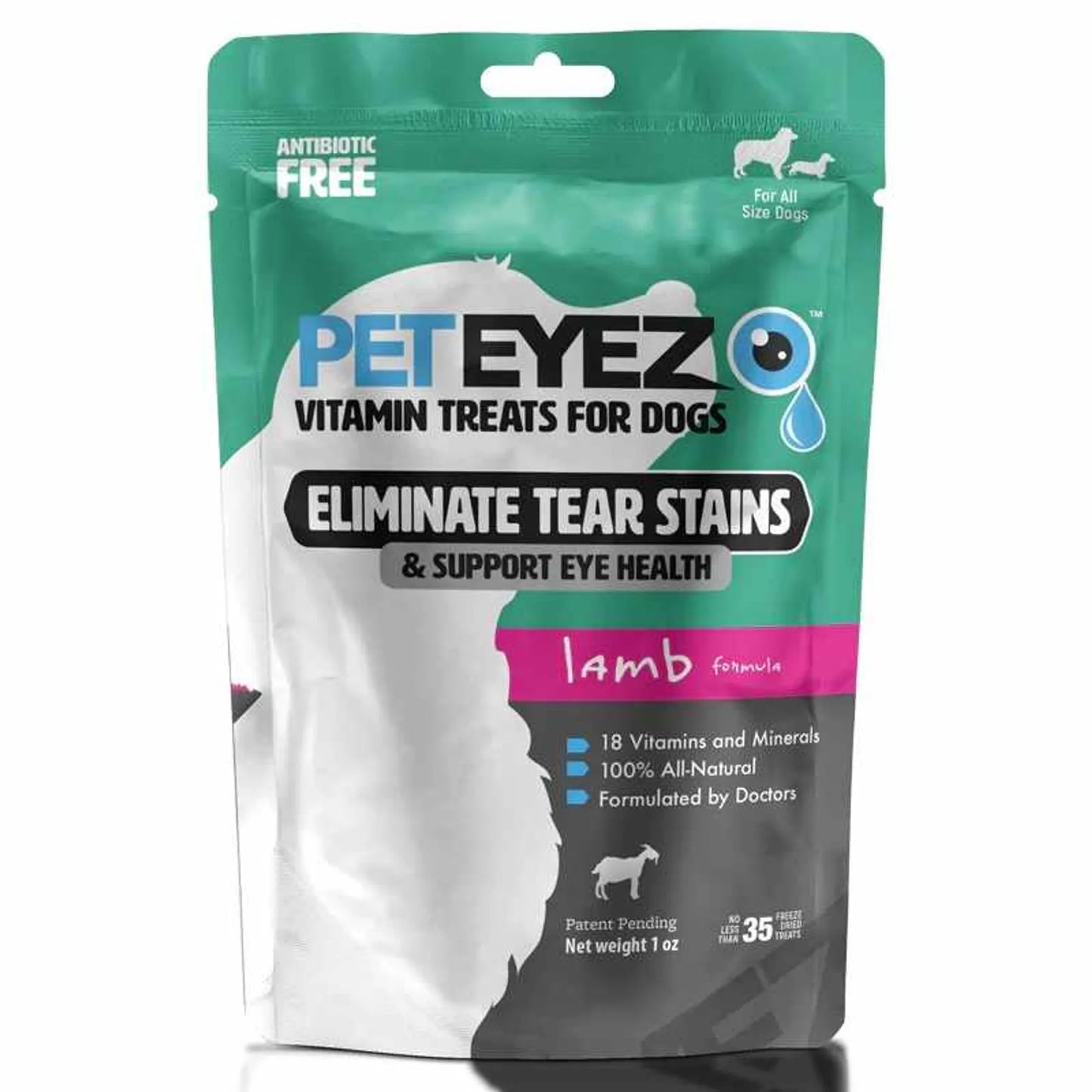 Pet Eyez Vitamin Treats for Dogs Lamb Formula 1oz - Your Pet Connection