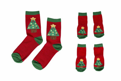 Pearhead Holiday Tree Human and Dog Sock Set 2pc - Your Pet Connection