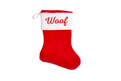 Pearhead Woof Christmas Stocking - Your Pet Connection