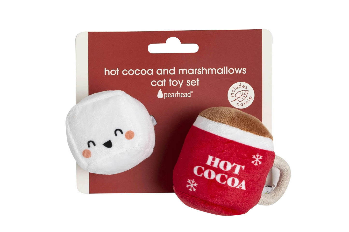 Pearhead Hot Cocoa Marshmallow Cat Toy Set