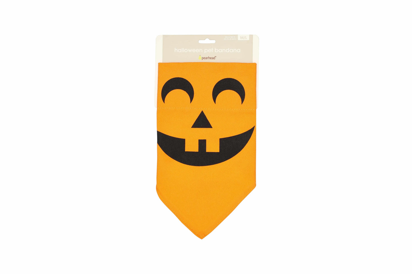 Pearhead Pumpkin Bandana Orange M/L - Your Pet Connection