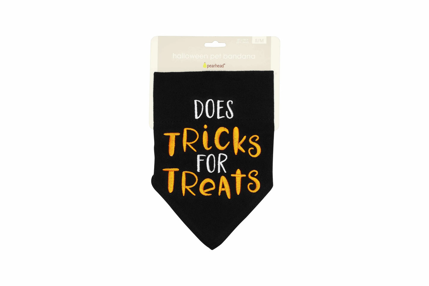 Pearhead Tricks Bandana Black S/M - Your Pet Connection