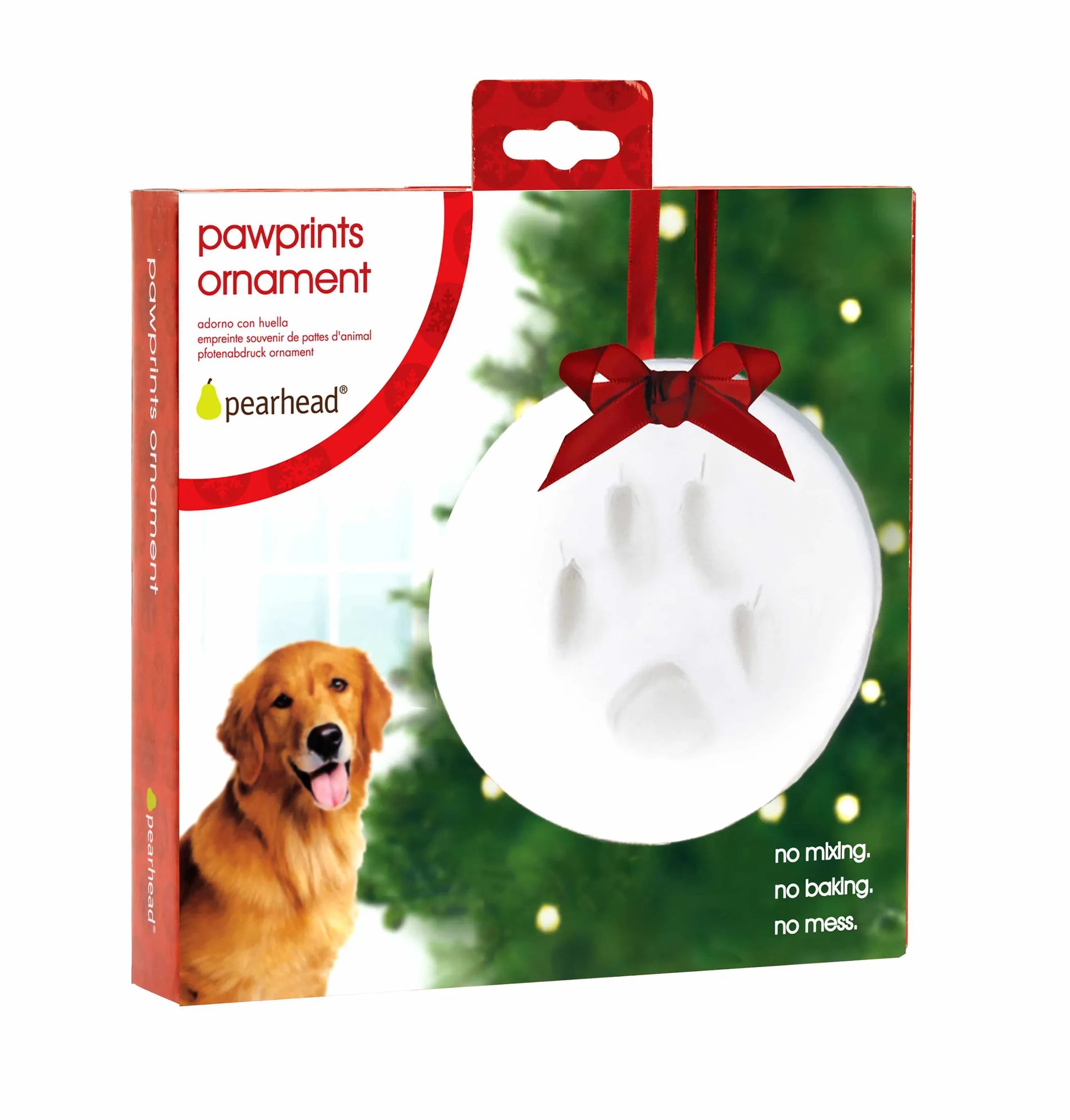 Pearhead Pawprints Ornament - Your Pet Connection