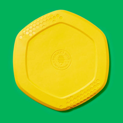 Project Hive Disc & Lick Mat Yellow - Your Pet Connection