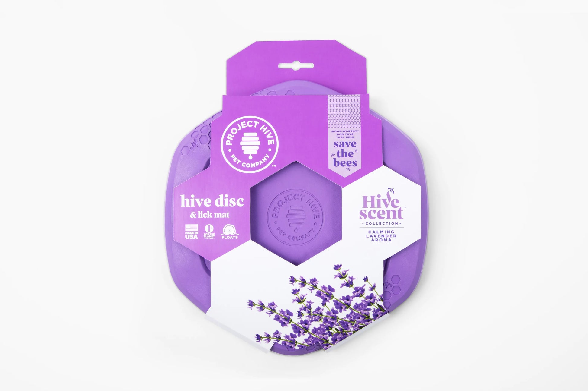 Project Hive Calming Lavender Scent Hive Disc & Lick Mat - Your Pet Connection
