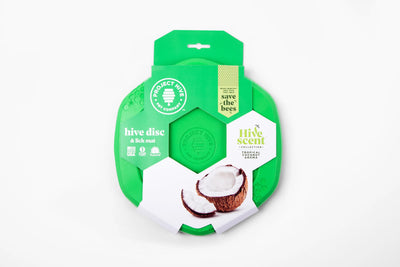 Project Hive Tropical Coconut Scent Hive Disc & Lick Mat Green - Your Pet Connection