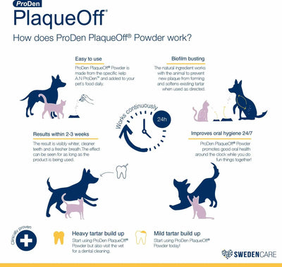 PlaqueOff Dental Solution Powder for Pets 60g