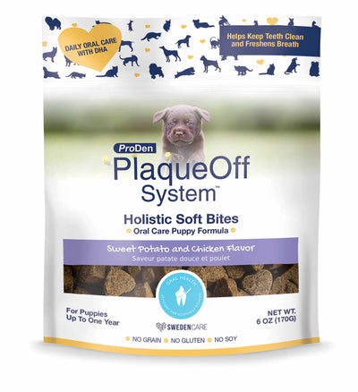 PlaqueOff Holistic Soft Bites - Oral Care Puppy Formula - Your Pet Connection