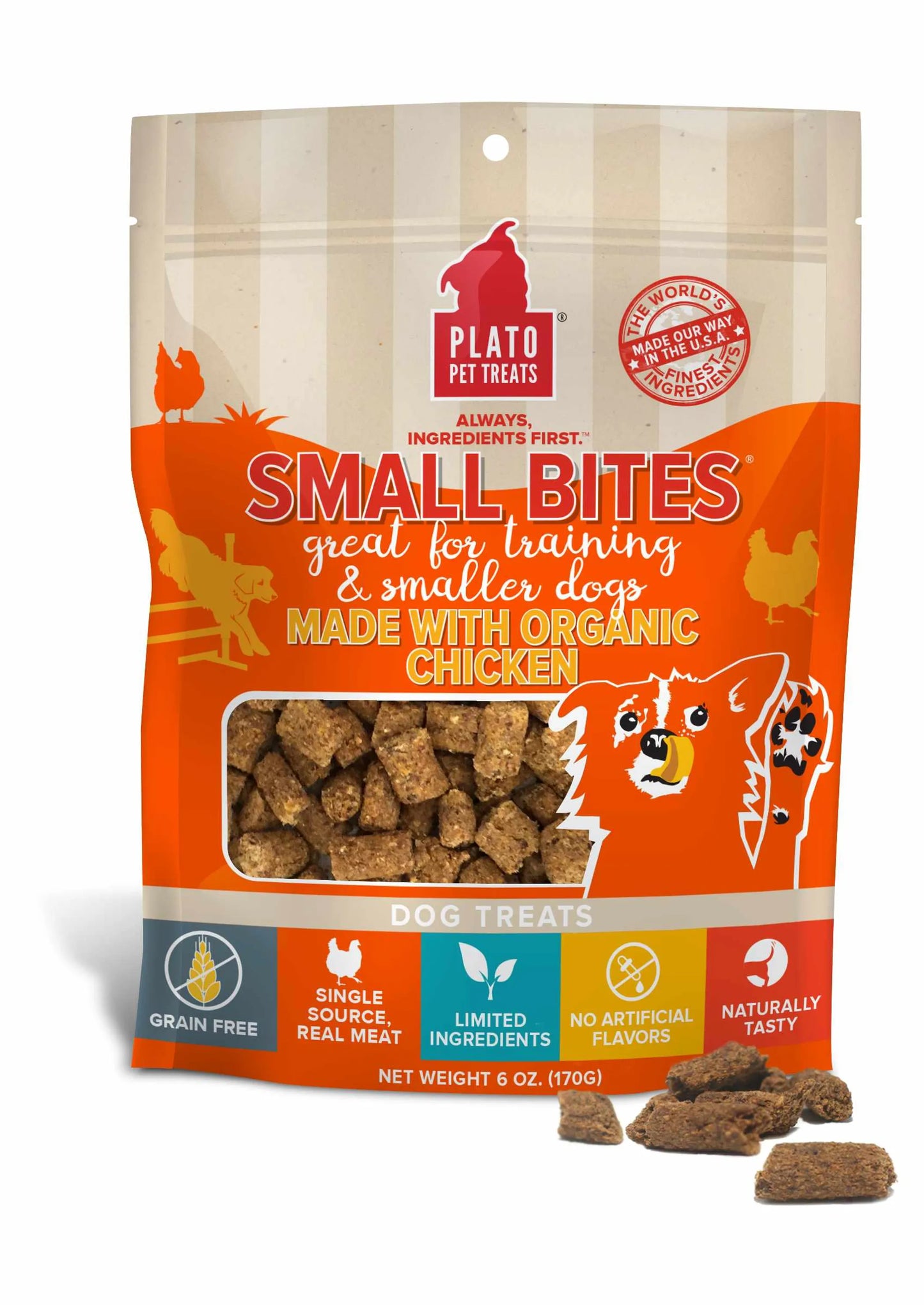 Plato Small Bites Organic Chicken - Your Pet Connection