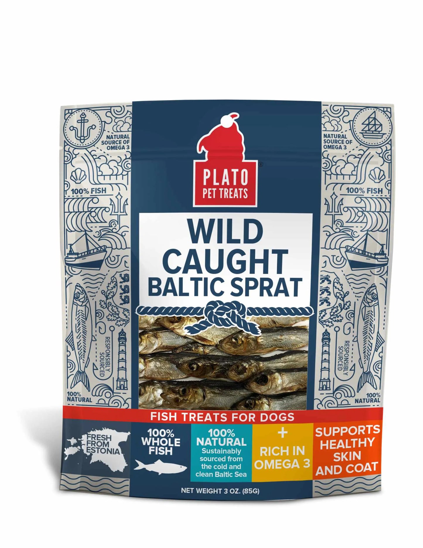 Plato Baltic Sprat 3oz - Your Pet Connection