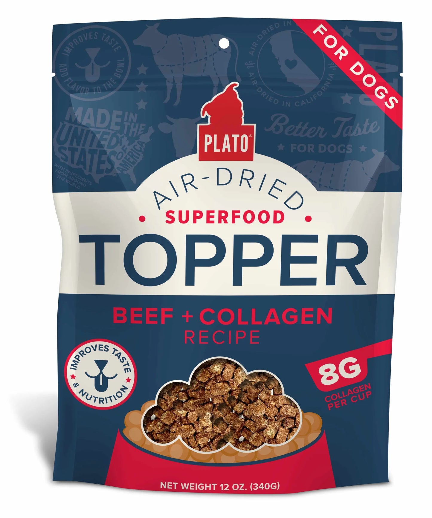 Plato Food Topper Beef & Collagen Recipe - Your Pet Connection