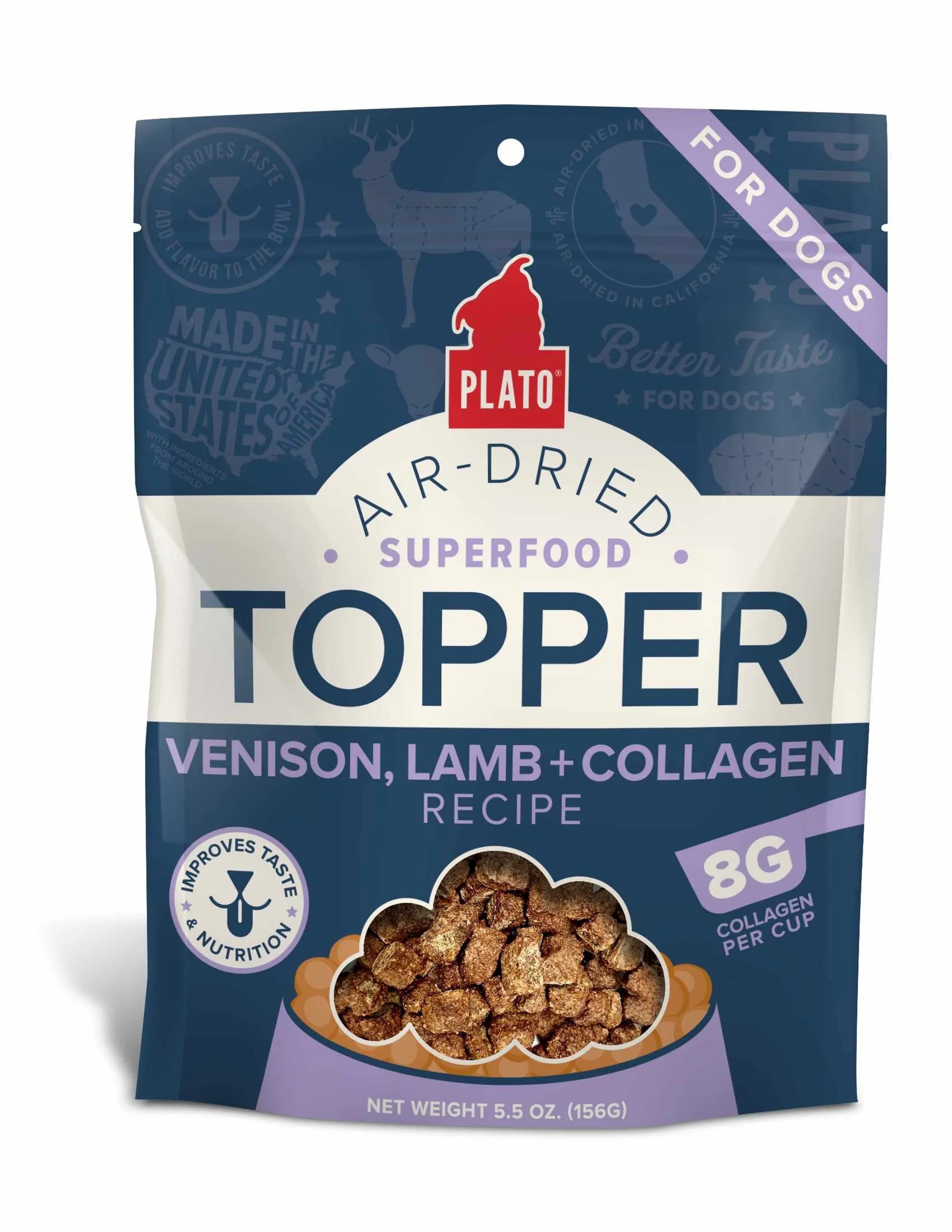 Plato Food Topper Venison, Lamb & Collagen Recipe - Your Pet Connection