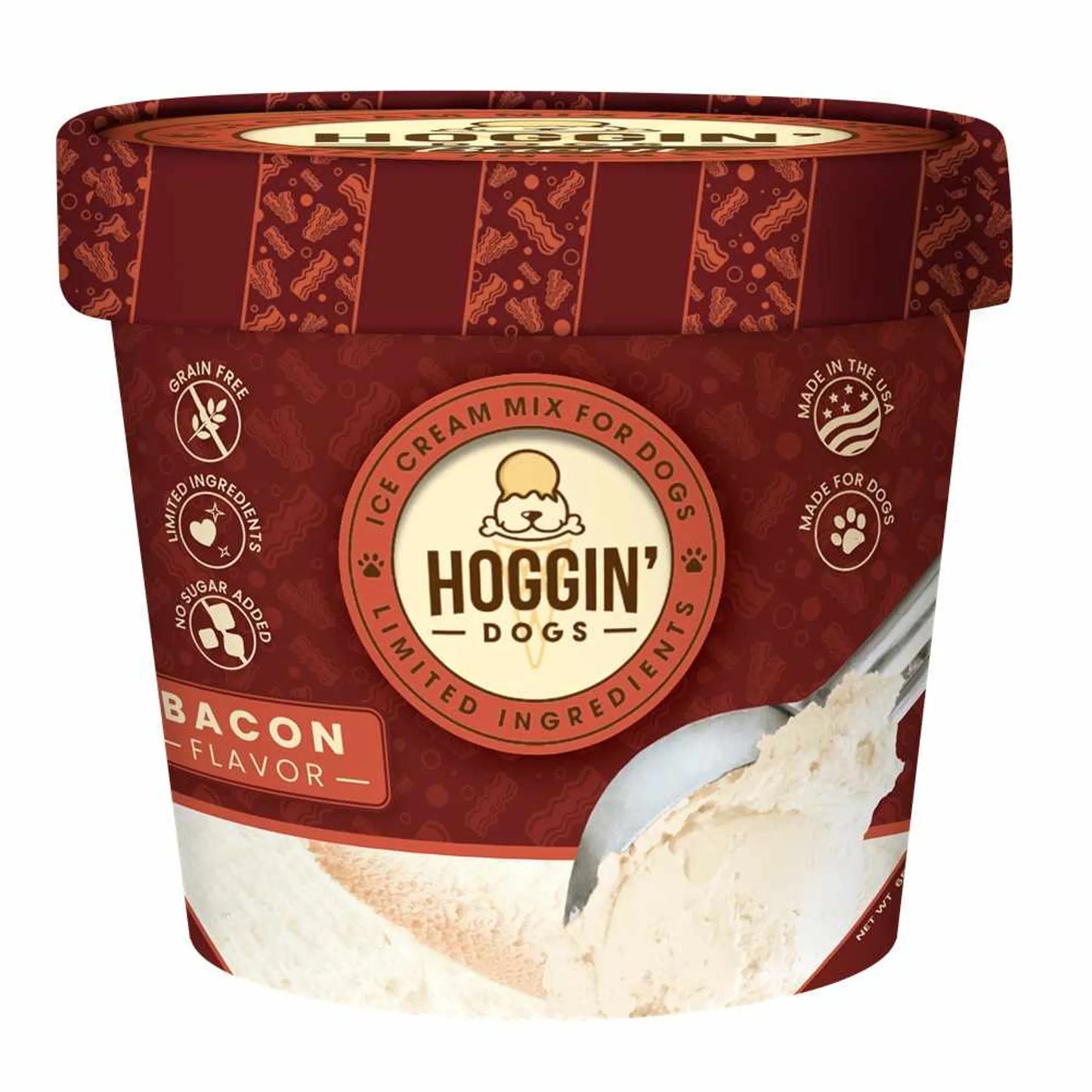 Puppy Cake Hoggin Dogs Ice Cream Mix Cup Bacon Cup Small 2.32oz - Your Pet Connection