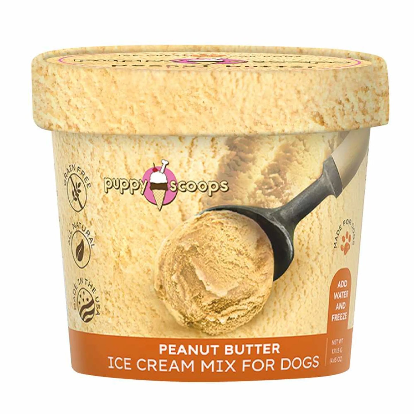 Puppy Cake Puppy Scoops Ice Cream Mix Peanut Butter Cup Small 2.32oz - Your Pet Connection