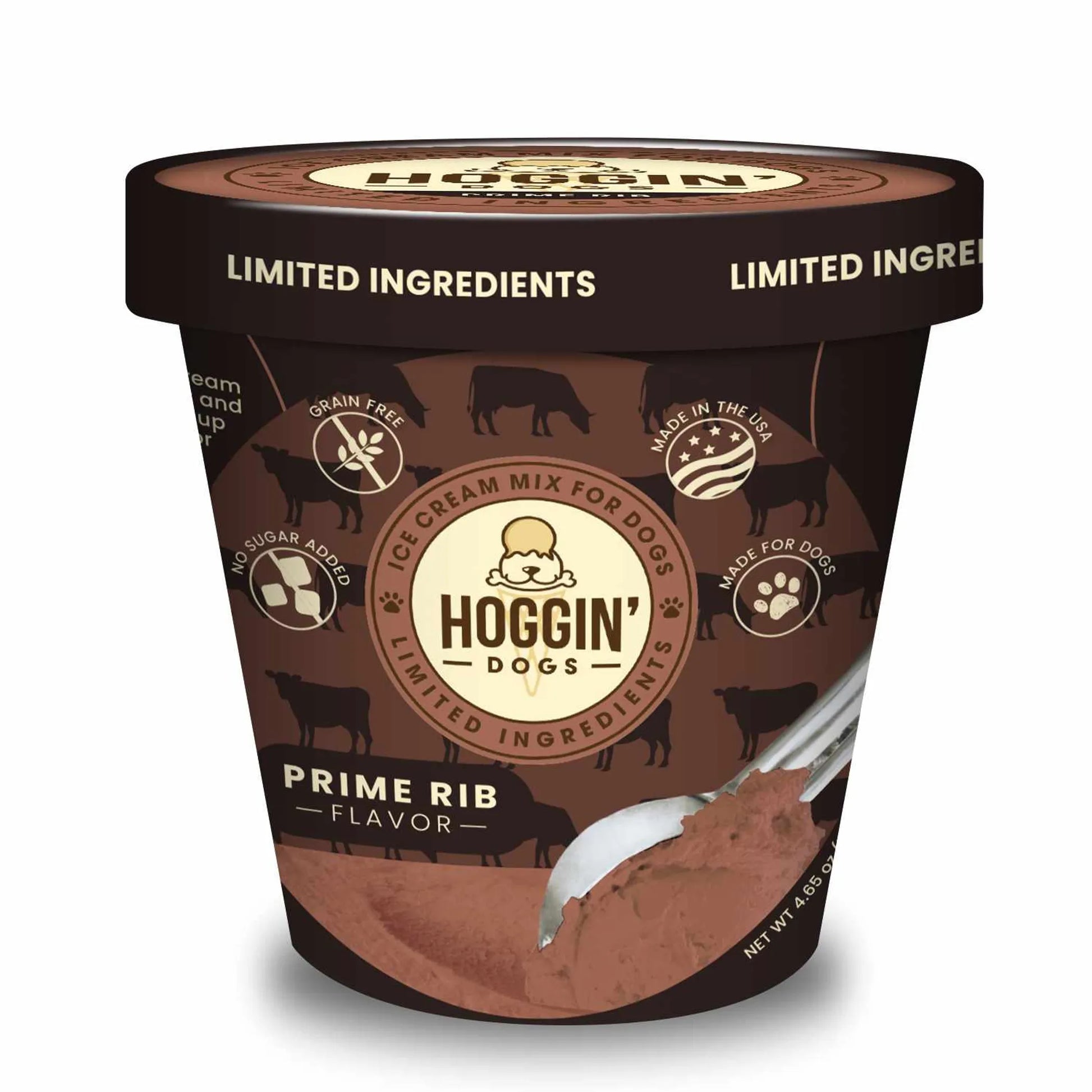 Puppy Cake Hoggin' Dogs Ice Cream Mix Prime Rib 4.65 oz - Your Pet Connection