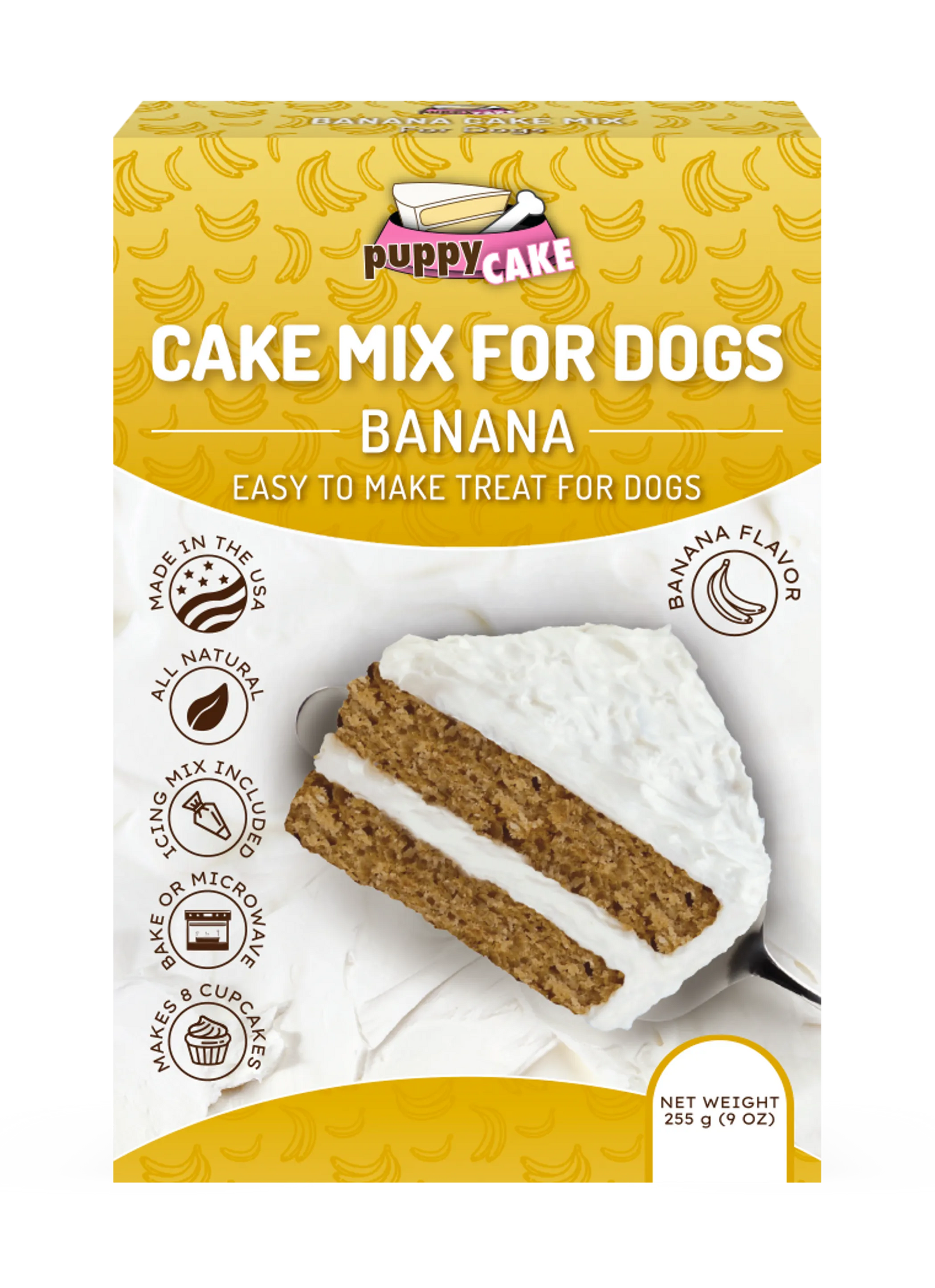 Puppy Cake Mix Banana 9oz - Your Pet Connection