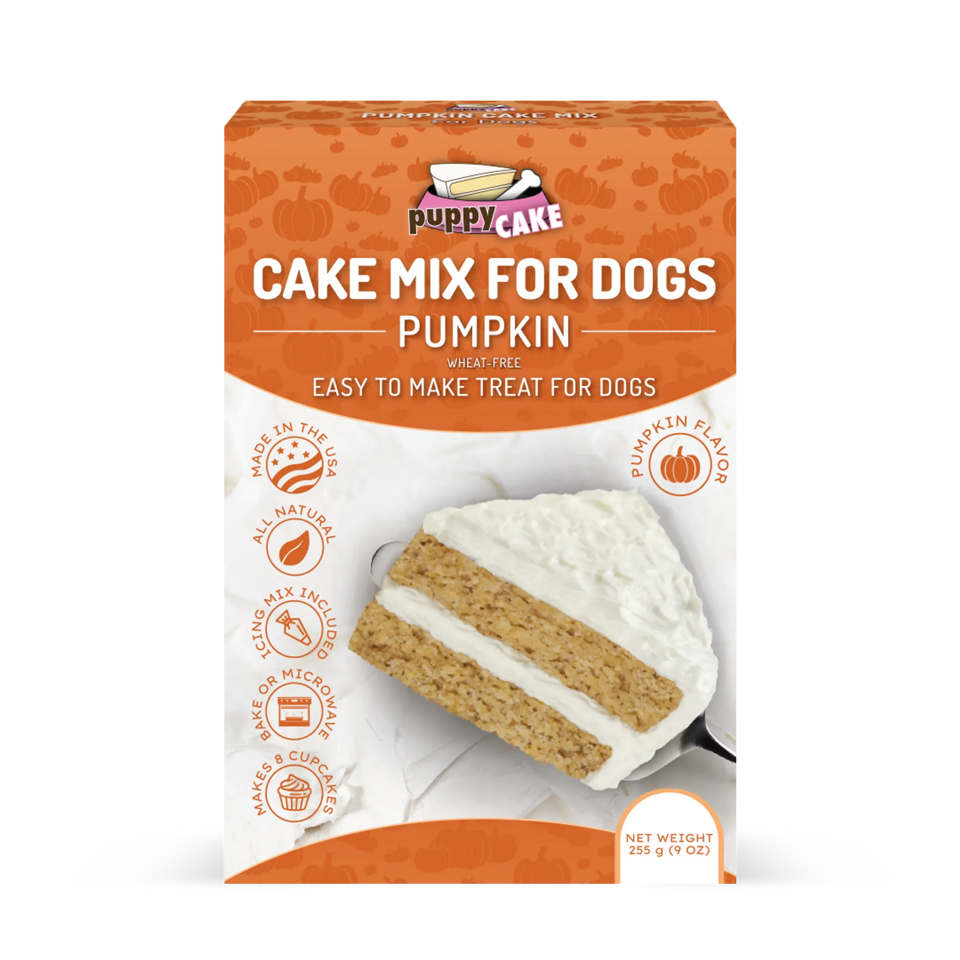 Puppy Cake Mix Pumpkin Cake 9oz - Your Pet Connection