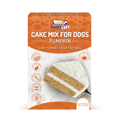 Puppy Cake Mix Pumpkin Cake 9oz - Your Pet Connection