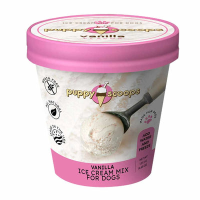 Puppy Cake Scoops Ice Cream Mix Vanilla Pint Large 4.65oz - Your Pet Connection