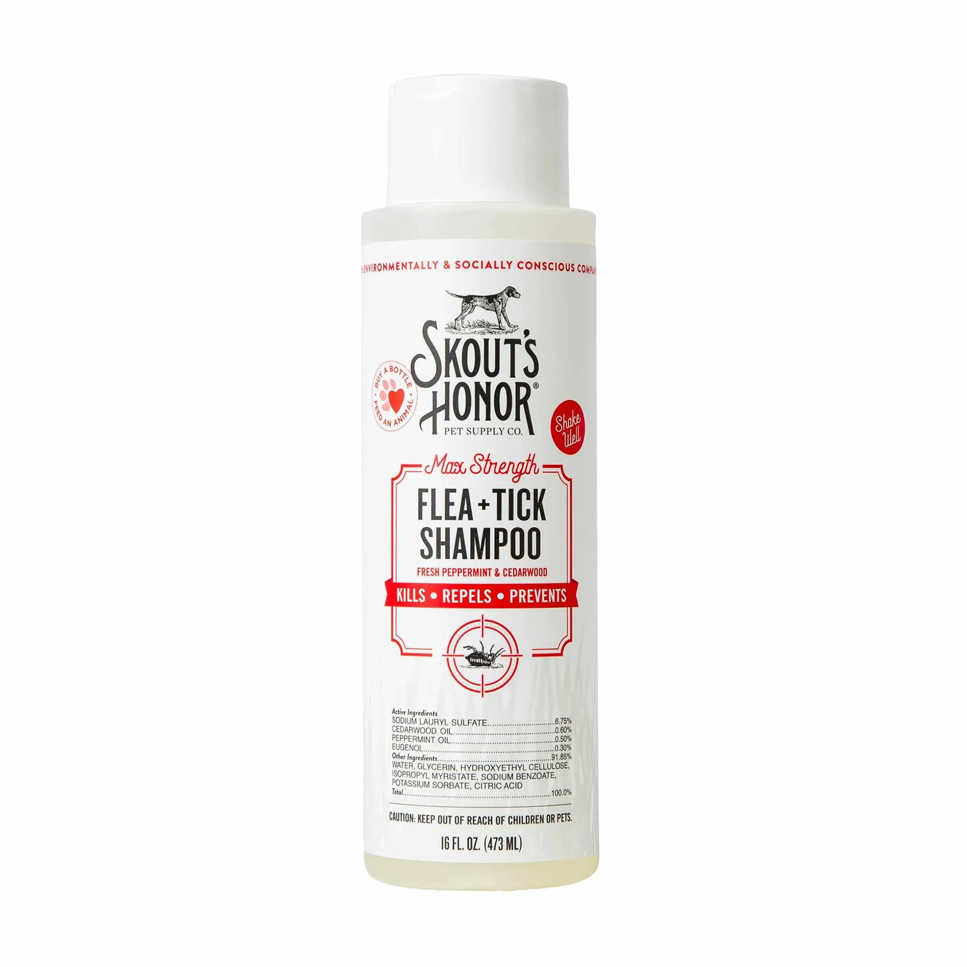 Skout's Honor Flea + Tick Shampoo 16oz - Your Pet Connection