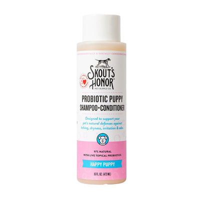 Skout's Honor Probiotic Shampoo + Conditioner Happy Puppy 16 oz - Your Pet Connection