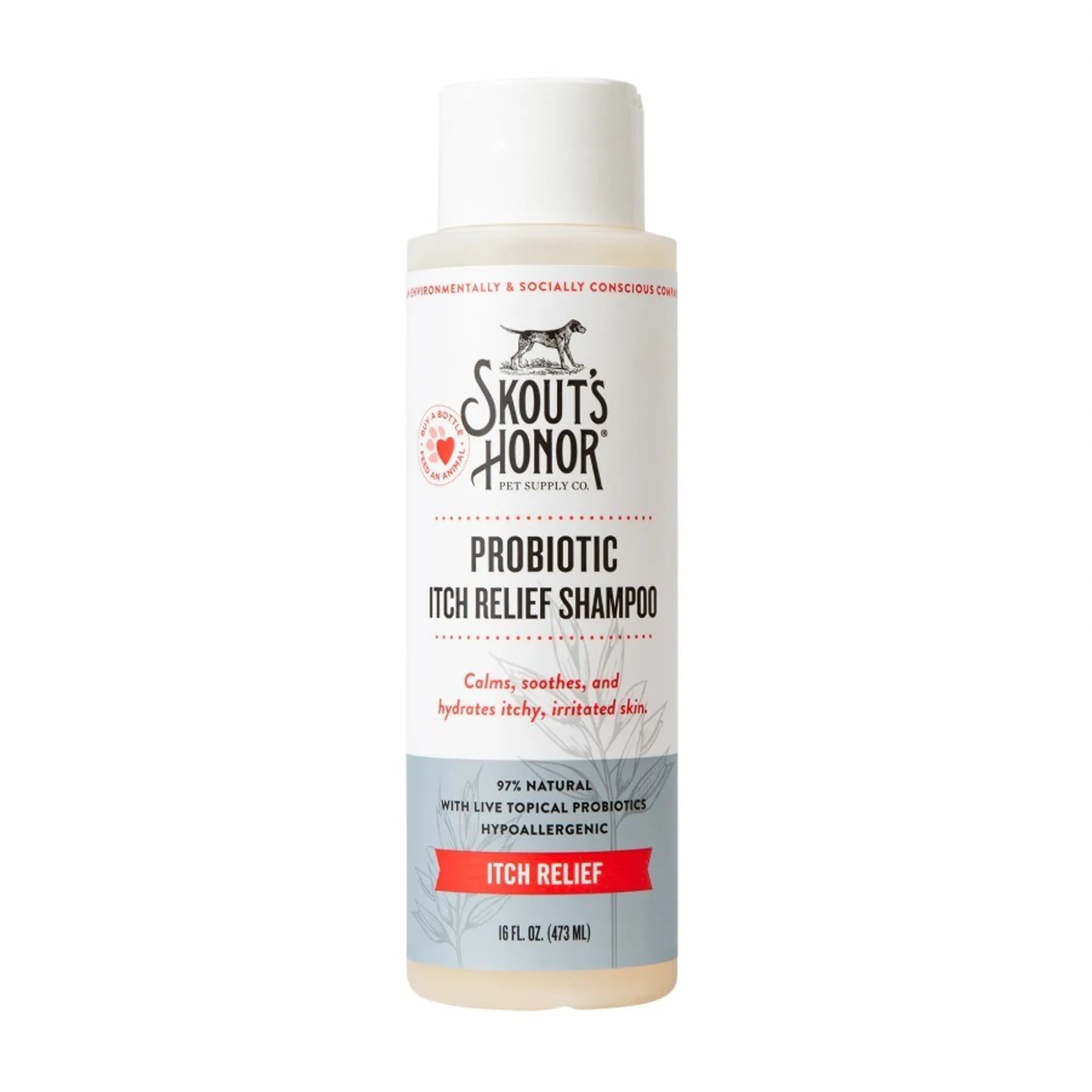 Skout's Honor Probiotic Shampoo + Conditioner Itch Relief 16 oz - Your Pet Connection