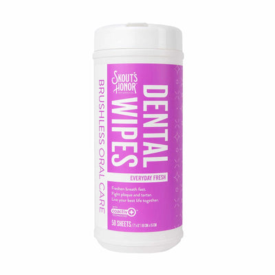 Skout's Honor Oral Care Pet Dental Wipes 50ct - Your Pet Connection