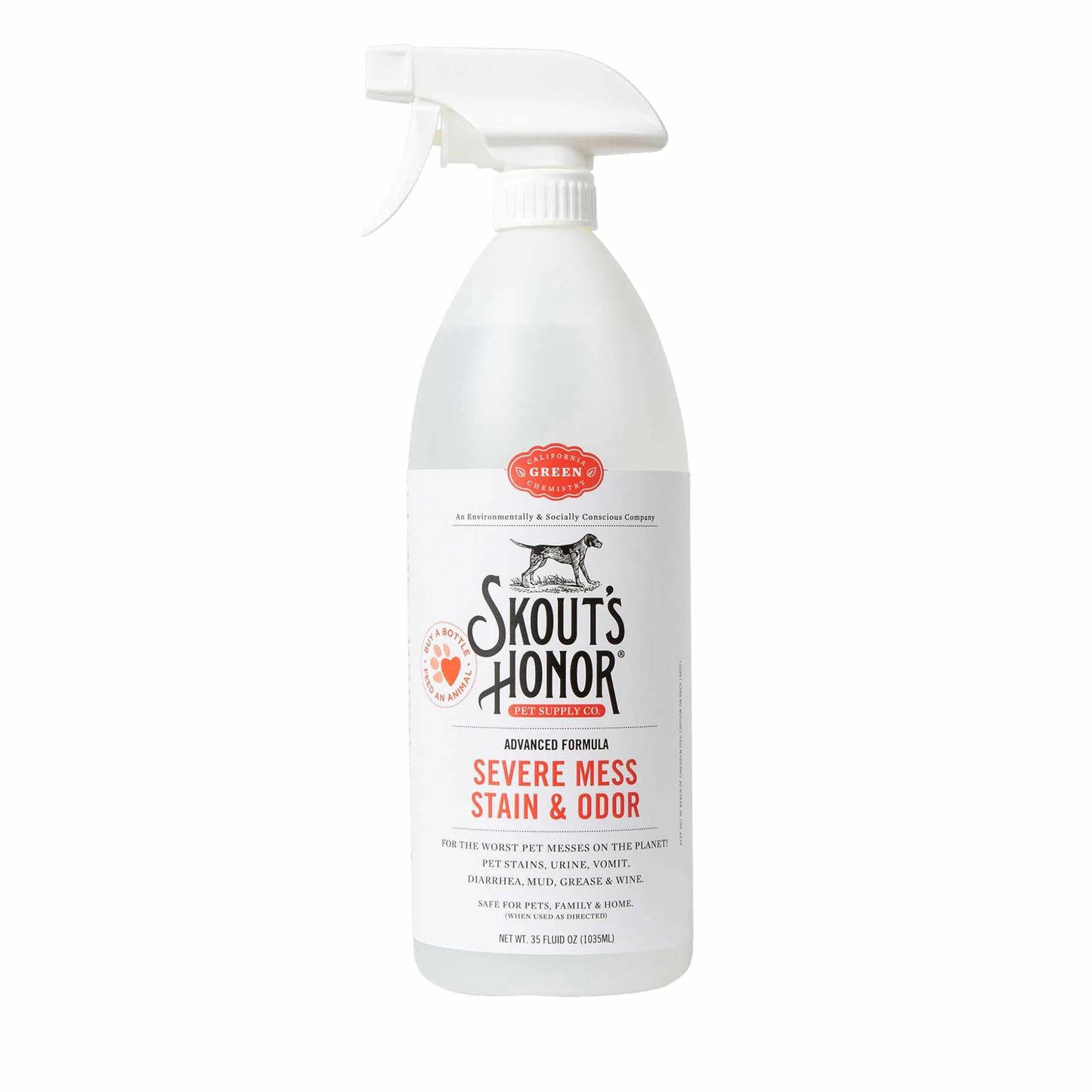 Skout's Honor Severe Mess Stain & Odor - Advanced Formula (Dog) 35oz - Your Pet Connection