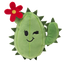 SnugArooz Chloe the Cactus Plush Dog Toy 6" - Your Pet Connection