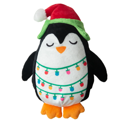 SnugArooz Penguin with Christmas lights - Your Pet Connection