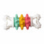SnugArooz Twist & Shake Bone Dog Chew Toy Multicolored 5" - Your Pet Connection