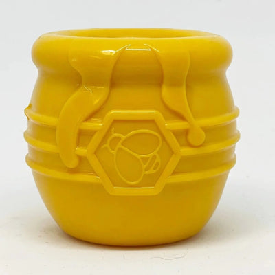 SodaPup PUP-X Honey Pot Rubber Treat Dispenser Yellow - Your Pet Connection