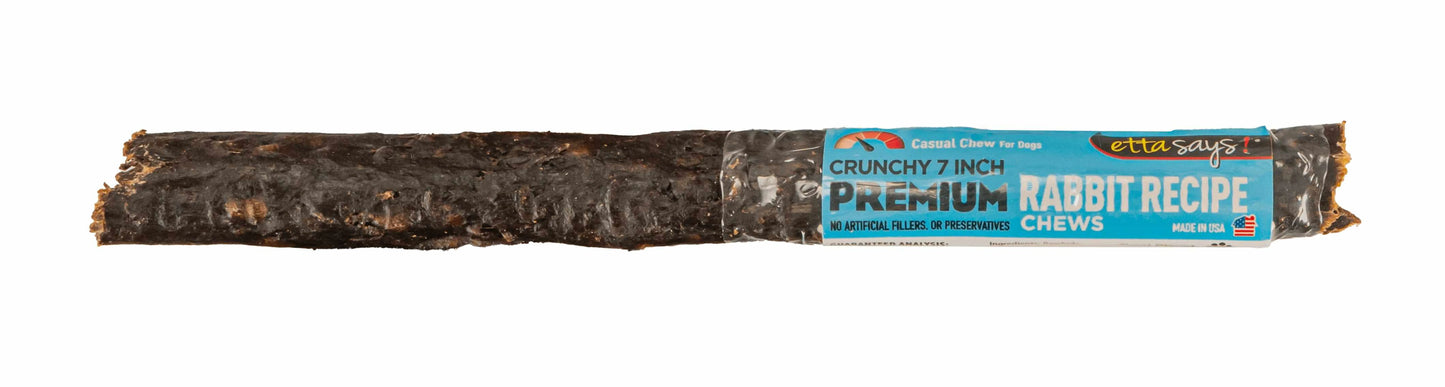 Etta Says! Crunchy Rabbit Dog Chews 7in - Your Pet Connection