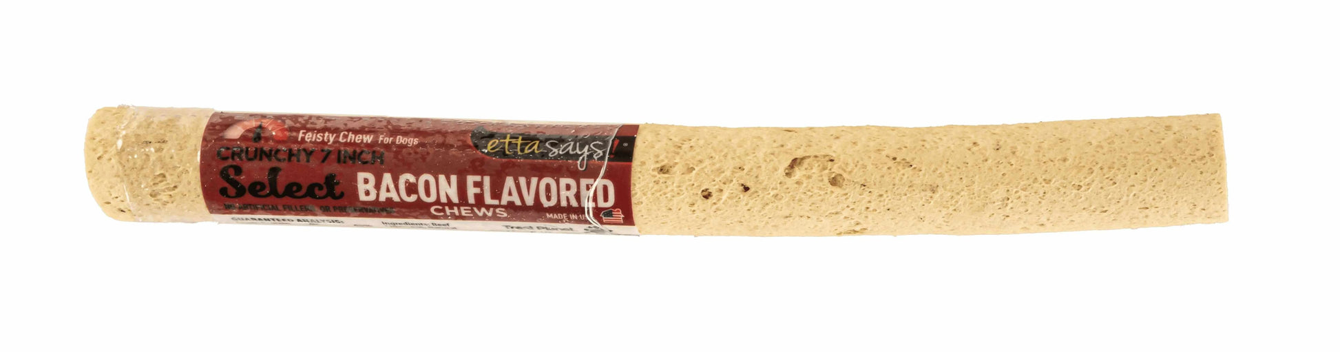 Etta Says! Select Bacon Dog Chew 7" - Your Pet Connection