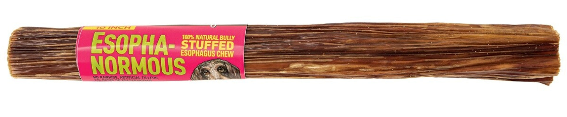 Etta Says! Esopha-normous Bully Stuffed Esophagus Chew 10in 18ct - Your Pet Connection