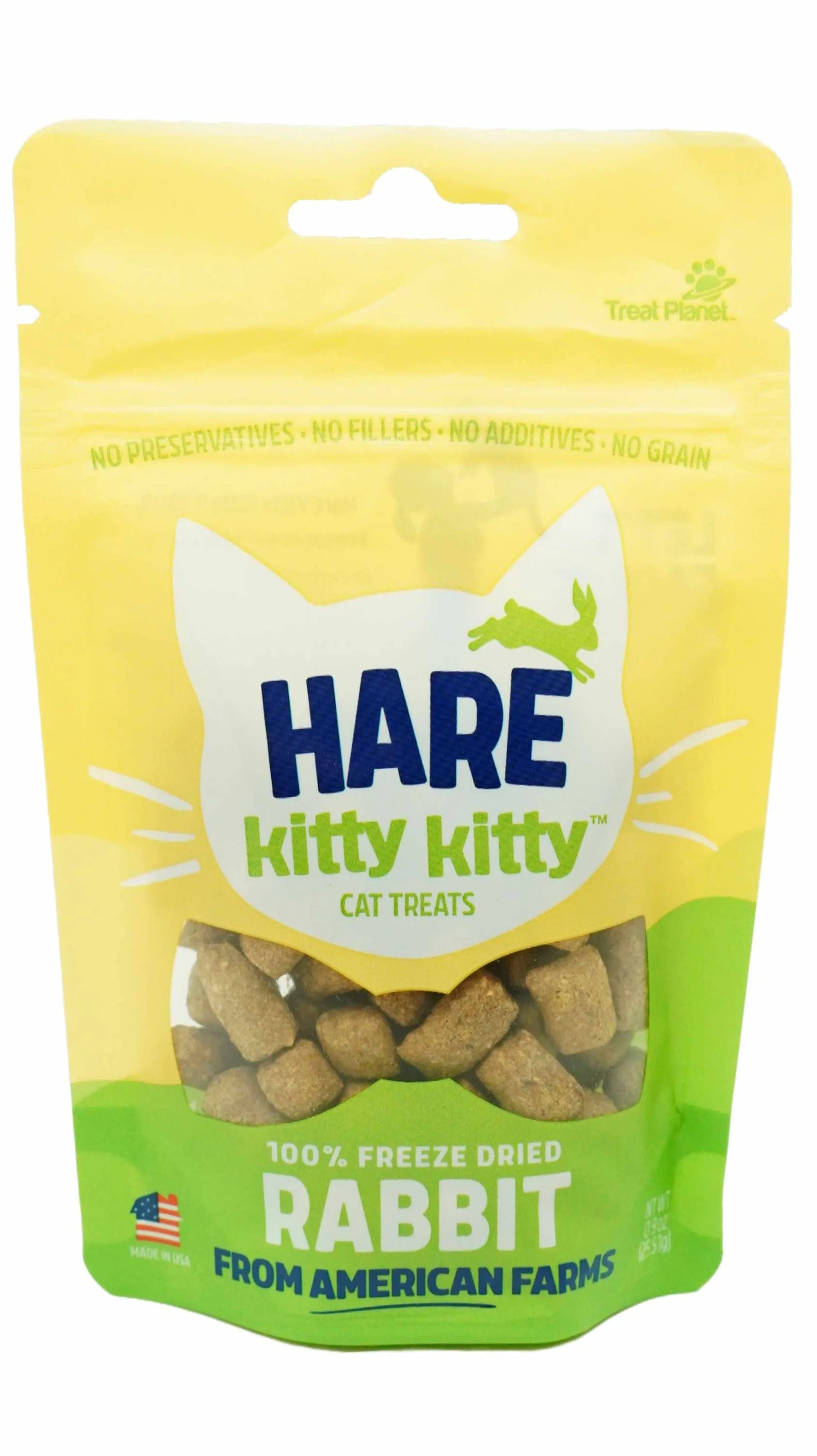 Kitty Kitty Hare Freeze Dried Rabbit Treat 0.9oz - Your Pet Connection