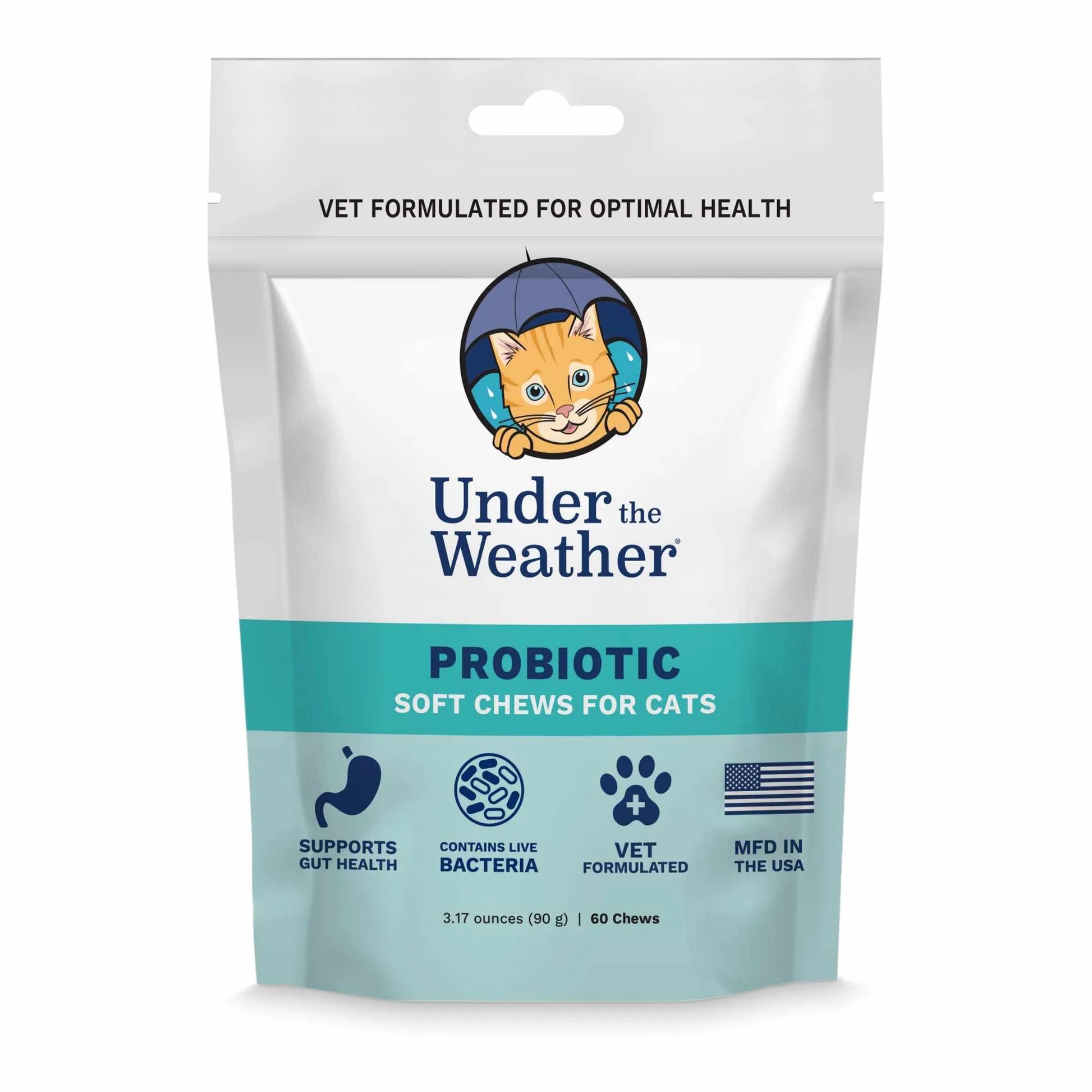Under the Weather Cat Probiotic Chews 60 ct. - Your Pet Connection