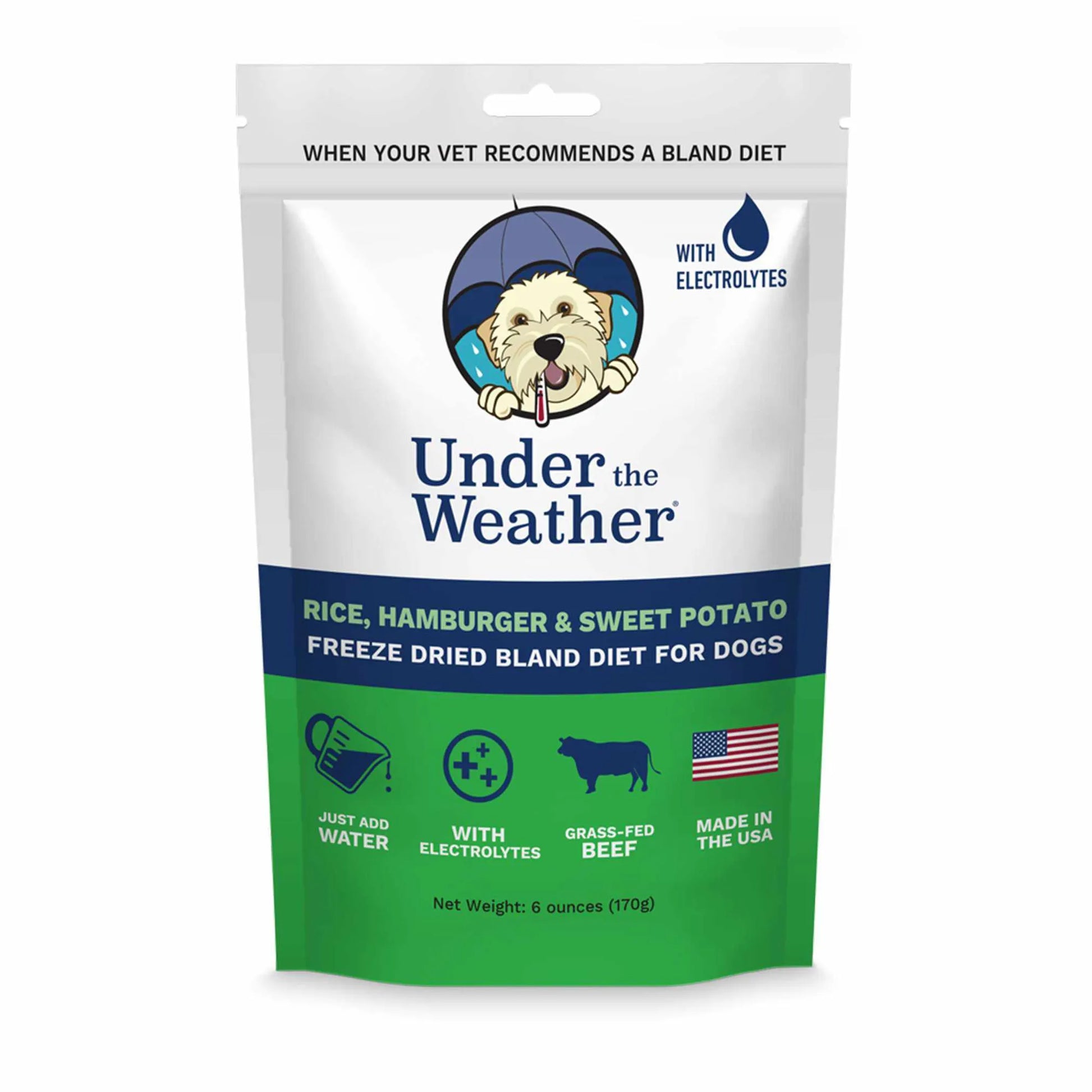 Under the Weather Bland Diet - Hamburger, Rice & Sweet Potato w/Electrolytes - Your Pet Connection