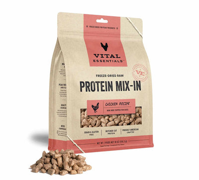 Vital Essentials(R) Freeze-Dried Raw Chicken Protein Mix-In Meal Topper for Dogs - Your Pet Connection