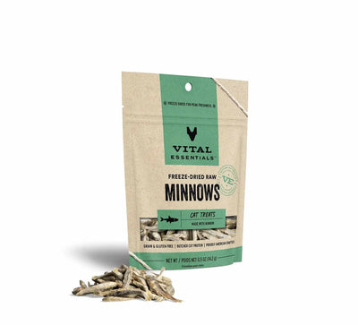 Vital Essentials(R) Freeze-Dried Minnows Cat Treats, 0.5 oz - Your Pet Connection